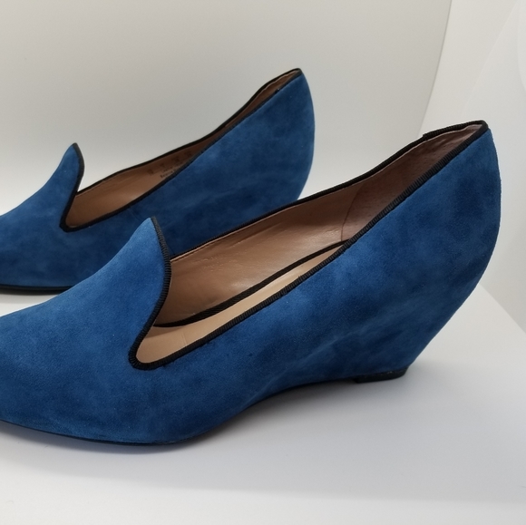 Franco Sarto Sambra Wedge Heel - Dark Blue Size 7M - Picture 5 of 5